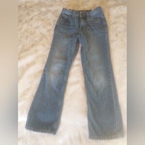 Cat & Jack Boys Stylish Bootcut Style Blue Jeans Adjustable Waist Size 7